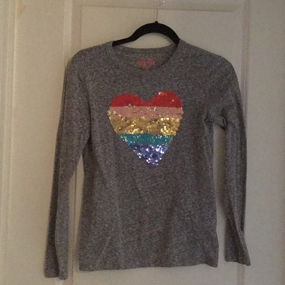 Flip sequins shirt
